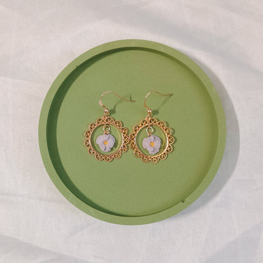 Flower Frame Earrings