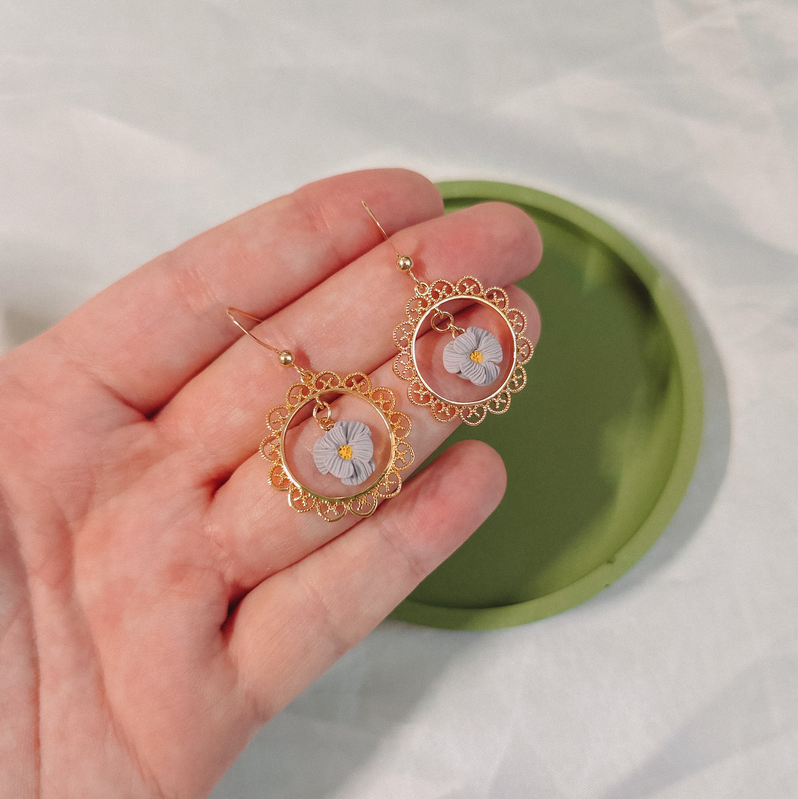 Flower Frame Earrings