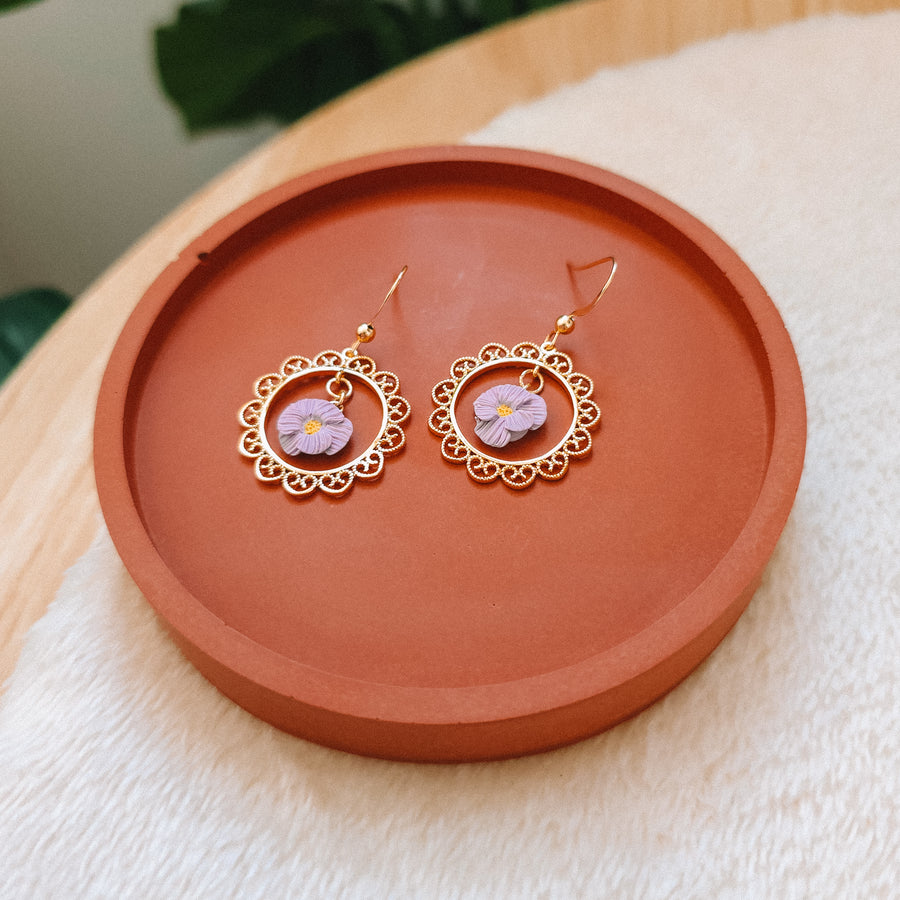 Flower Frame Earrings