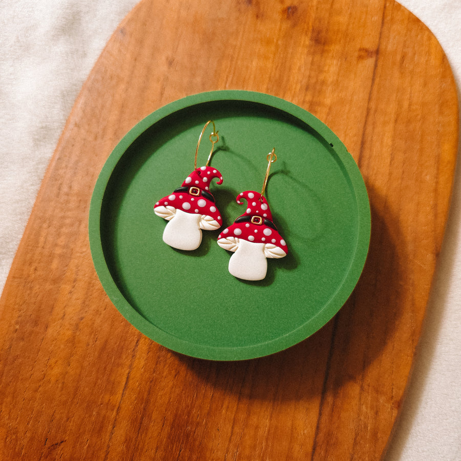 Witchy Mushroom Earrings