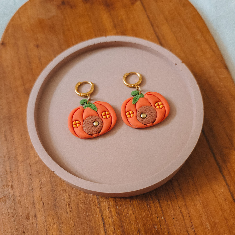 Pumpkin Cottage Earrings