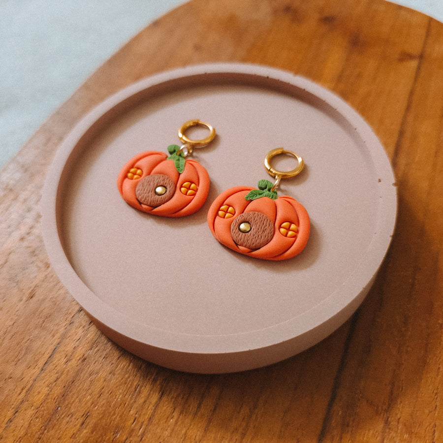 Pumpkin Cottage Earrings