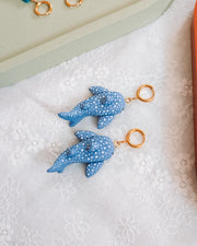 Astral Whale Shark Earrings