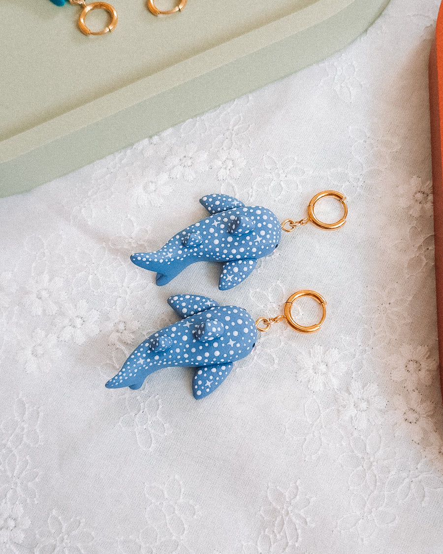 Astral Whale Shark Earrings