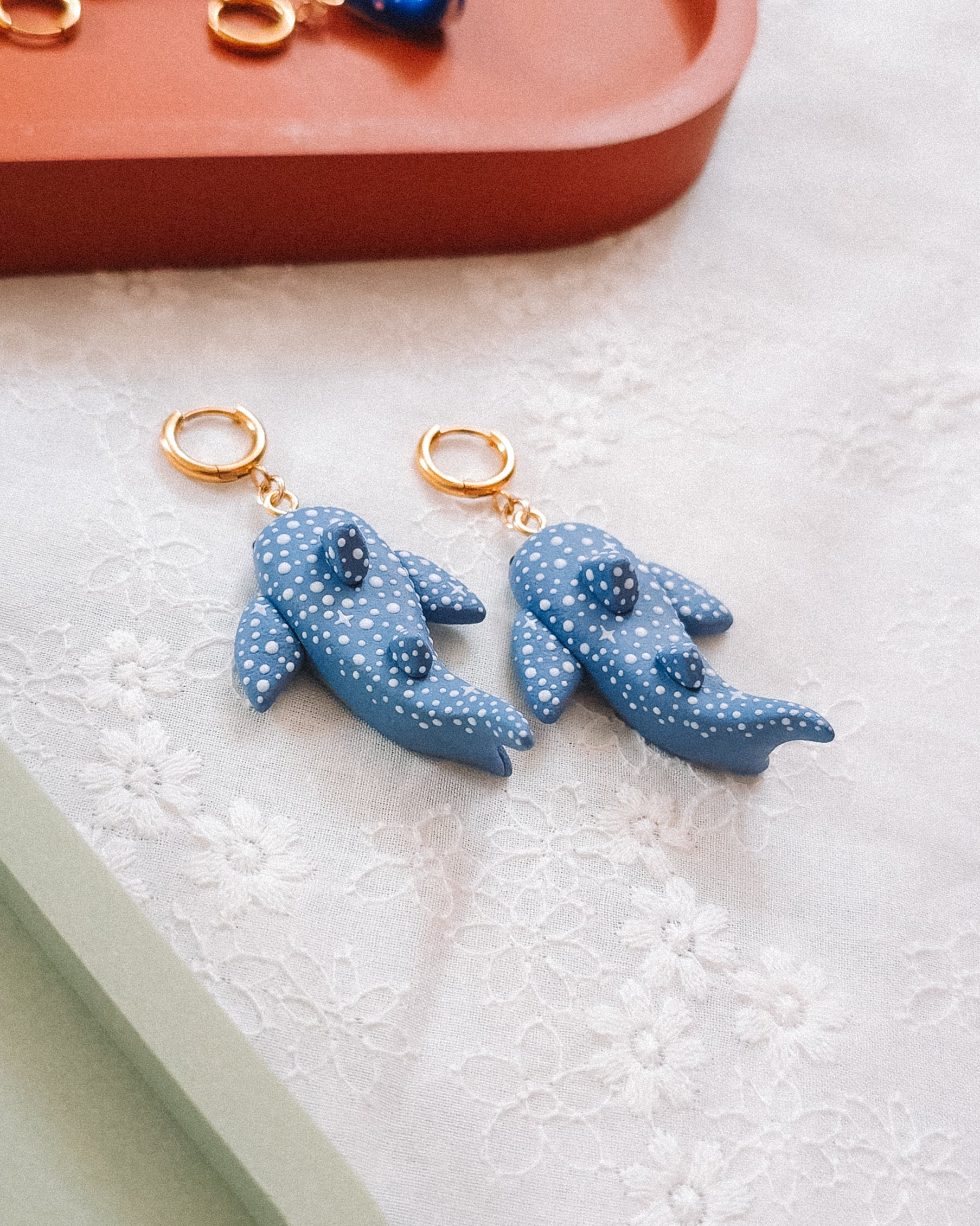 Astral Whale Shark Earrings
