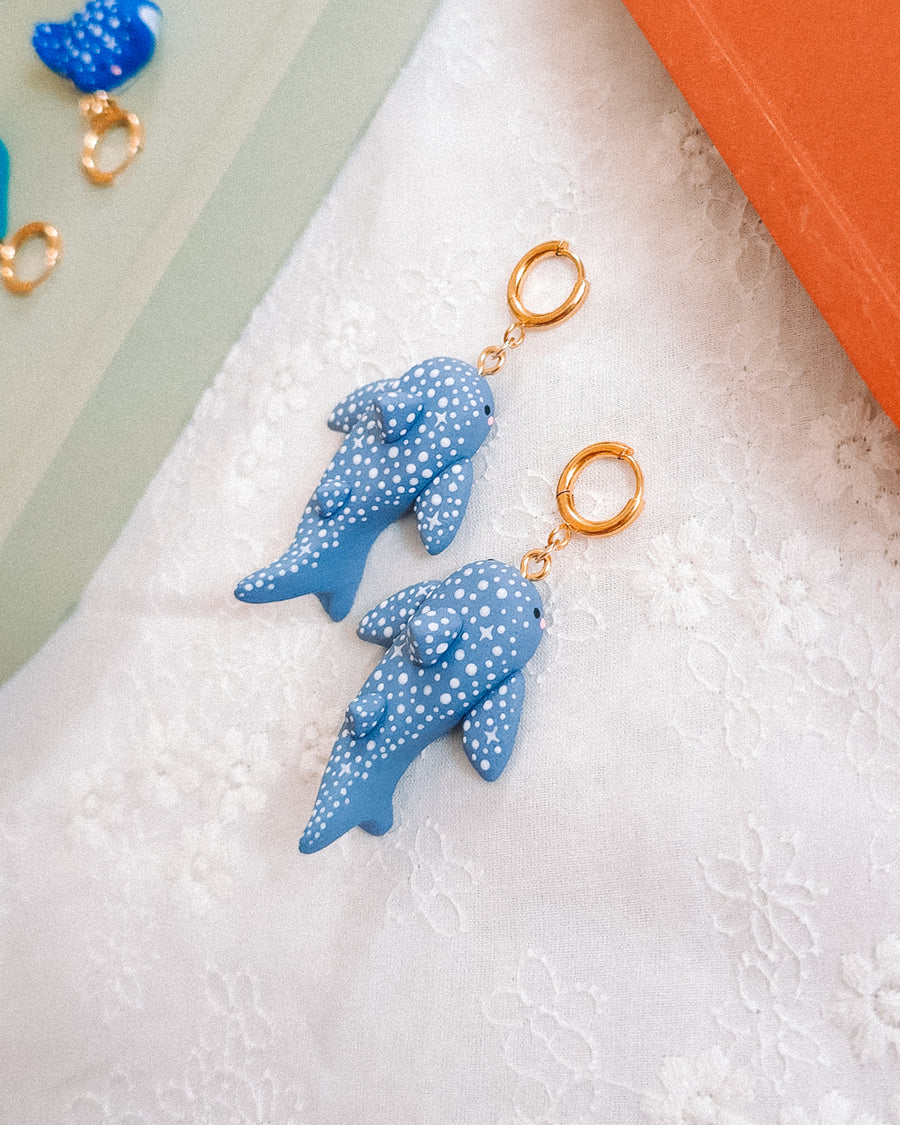 Astral Whale Shark Earrings