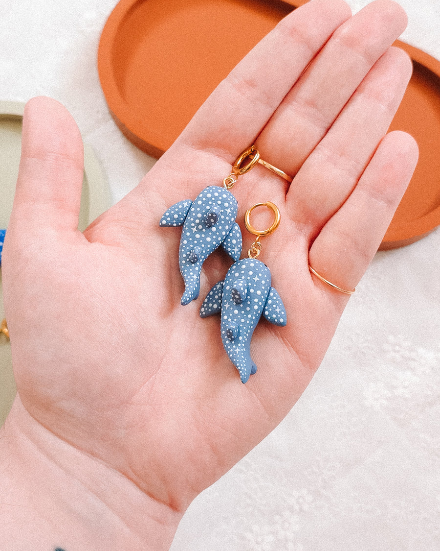 Astral Whale Shark Earrings