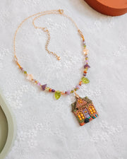 Alchemist Shop Glass Beaded Chain Necklace