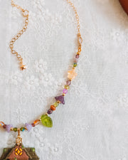 Alchemist Shop Glass Beaded Chain Necklace