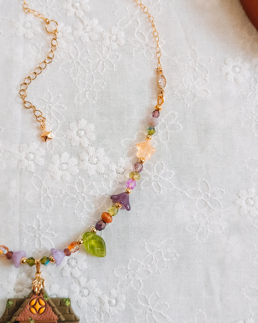 Alchemist Shop Glass Beaded Chain Necklace
