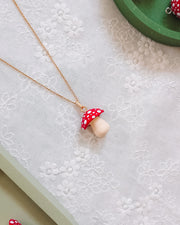 Mushroom Pendant & Chain Necklaces