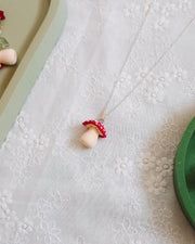 Mushroom Pendant & Chain Necklaces