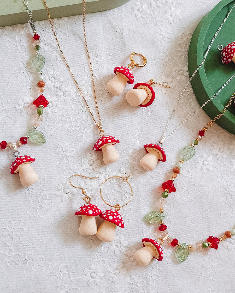 Mushroom Earrings