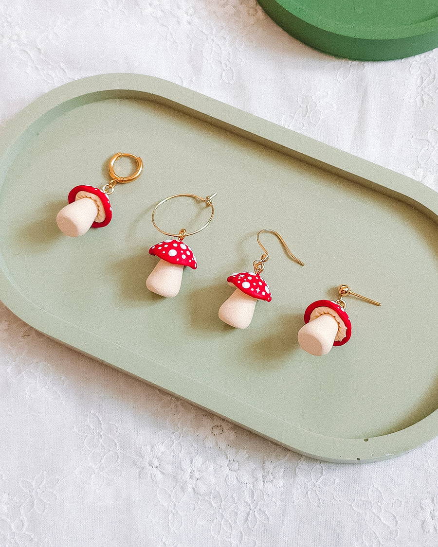 Mushroom Earrings