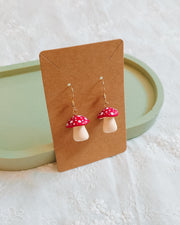 Mushroom Earrings