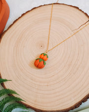 Pumpkin Stack Pendant & Chain Necklaces
