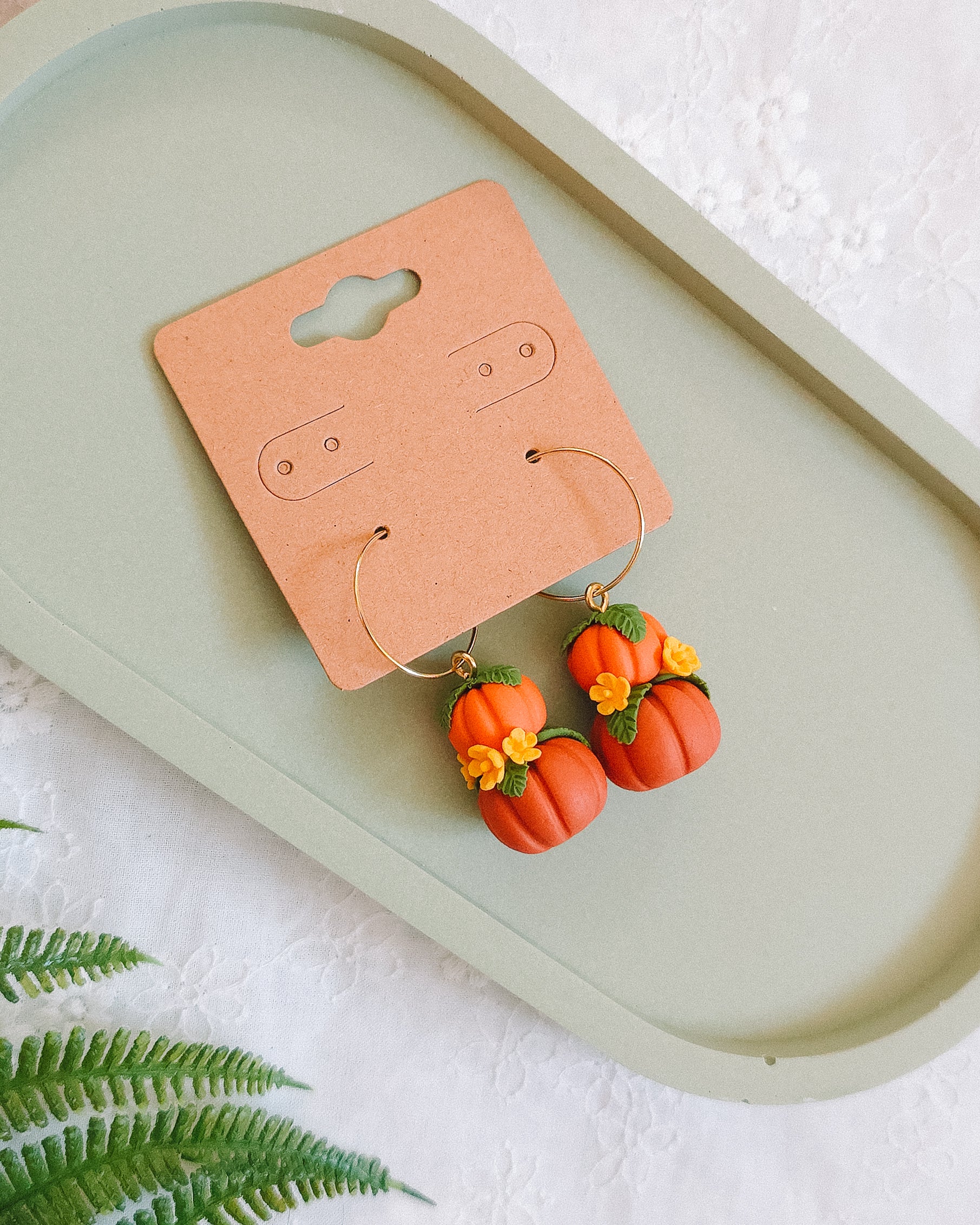 Pumpkin Stack Earrings