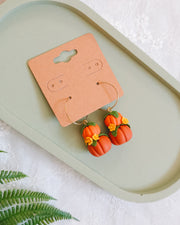 Pumpkin Stack Earrings