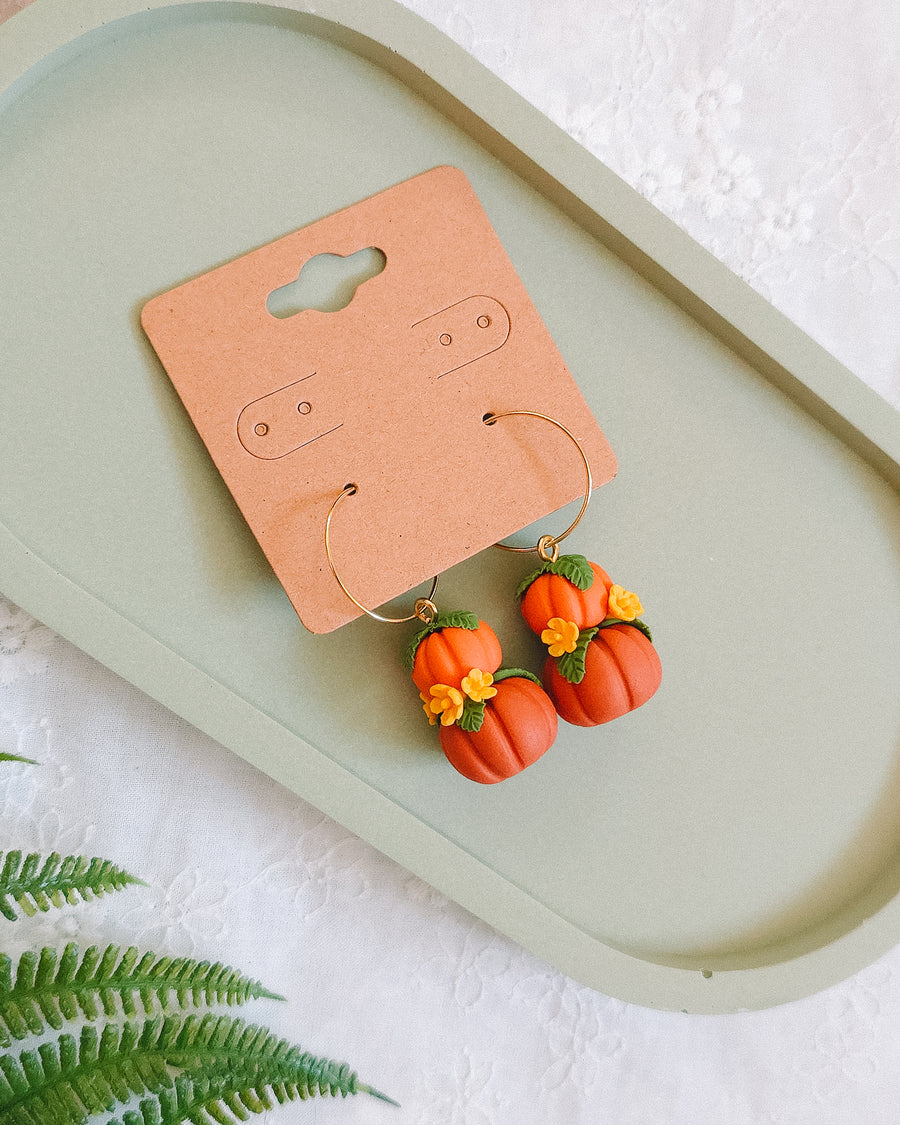 Pumpkin Stack Earrings