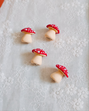 Mushroom Magnet Buddies (Set of 2)