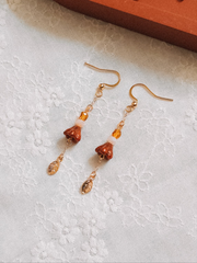 Autumn Flower Dangle Earrings (for Autumn Fox necklaces)