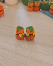 Pumpkin Stack Earrings