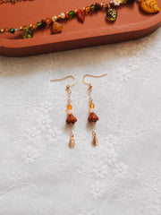 Autumn Flower Dangle Earrings (for Autumn Fox necklaces)