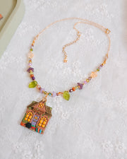 Alchemist Shop Glass Beaded Chain Necklace
