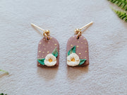 Dainty Floral Arch Earrings