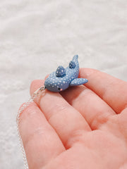 Astral Whale Shark Pendant & Chain Necklace
