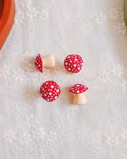 Mushroom Magnet Buddies (Set of 2)