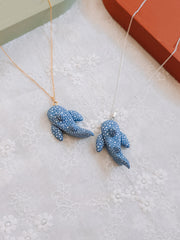Astral Whale Shark Pendant & Chain Necklace