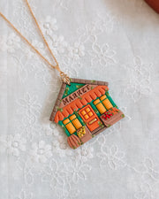 Market Shop Pendant & Chain Necklace