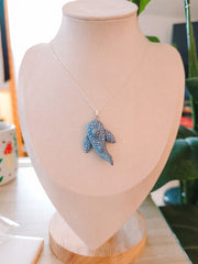 Astral Whale Shark Pendant & Chain Necklace