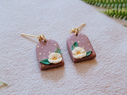 Dainty Floral Arch Earrings
