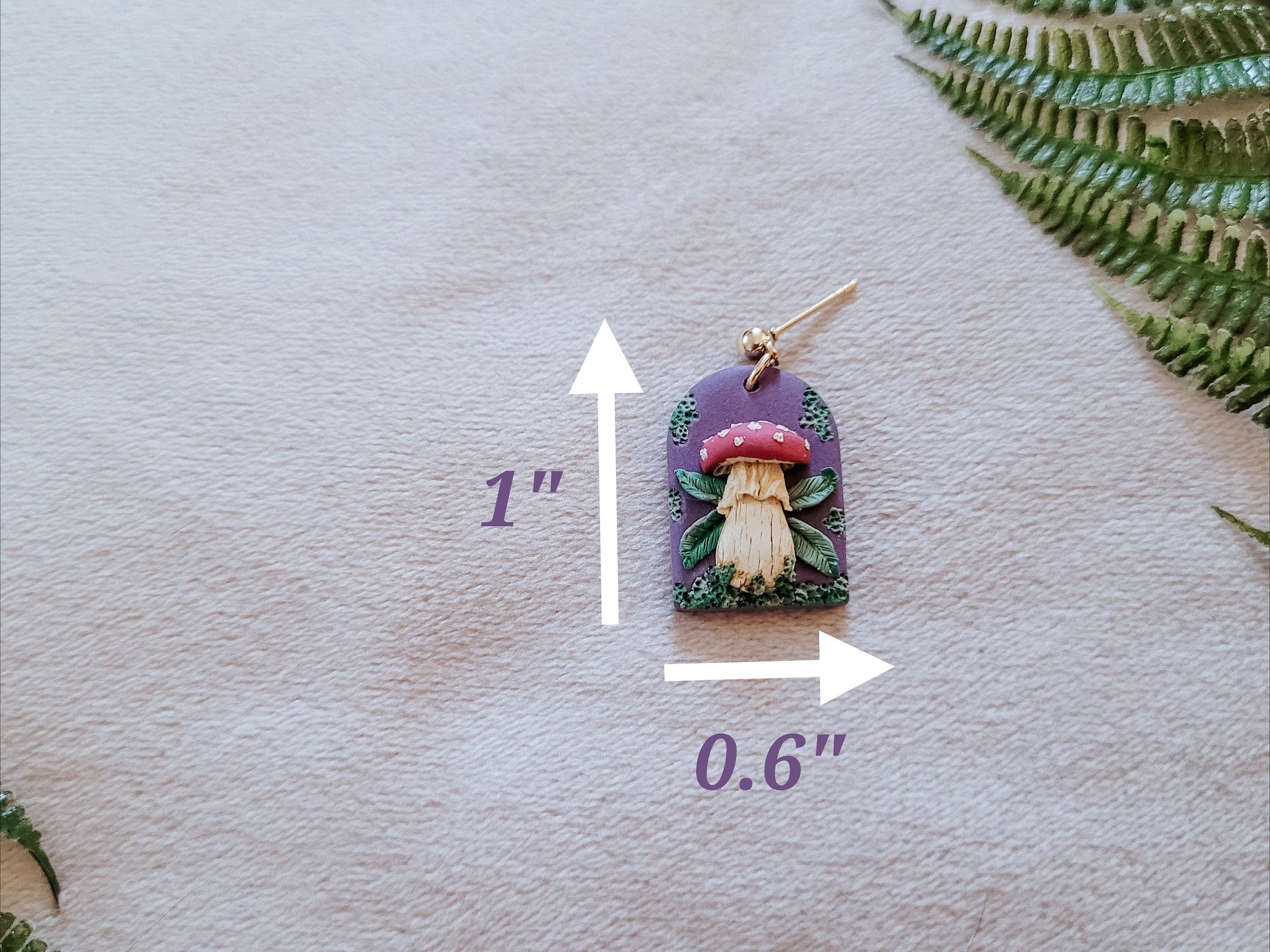 Mushroom Fairy Earrings